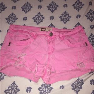 Pink shorts (size 11)